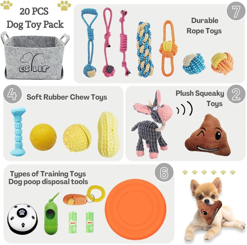 ESYLIF Puppy Teething Toy